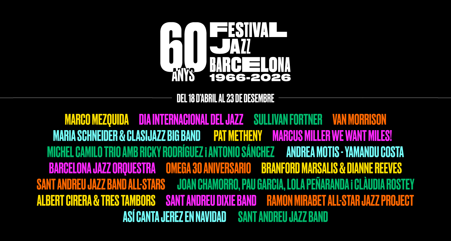 Van Morrison, Branford Marsalis, Dianne Reeves, Michel Camilo, Maria Schneider i Sullivan Fortner s’incorporen al 58 Festival de Jazz de Barcelona 