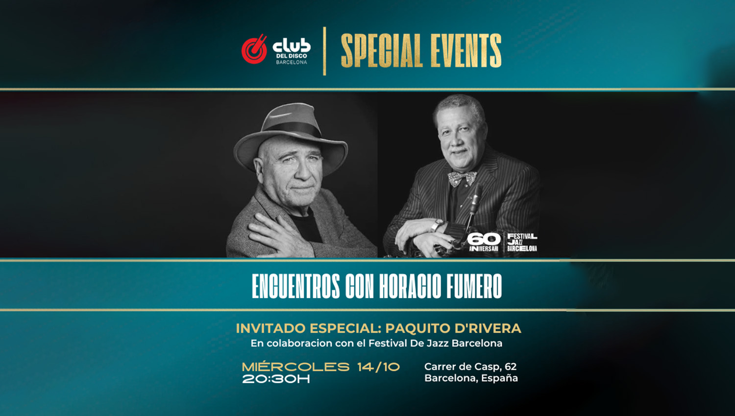 ENCUENTROS CON HORACIO FUMERO – PAQUITO D’RIVERA