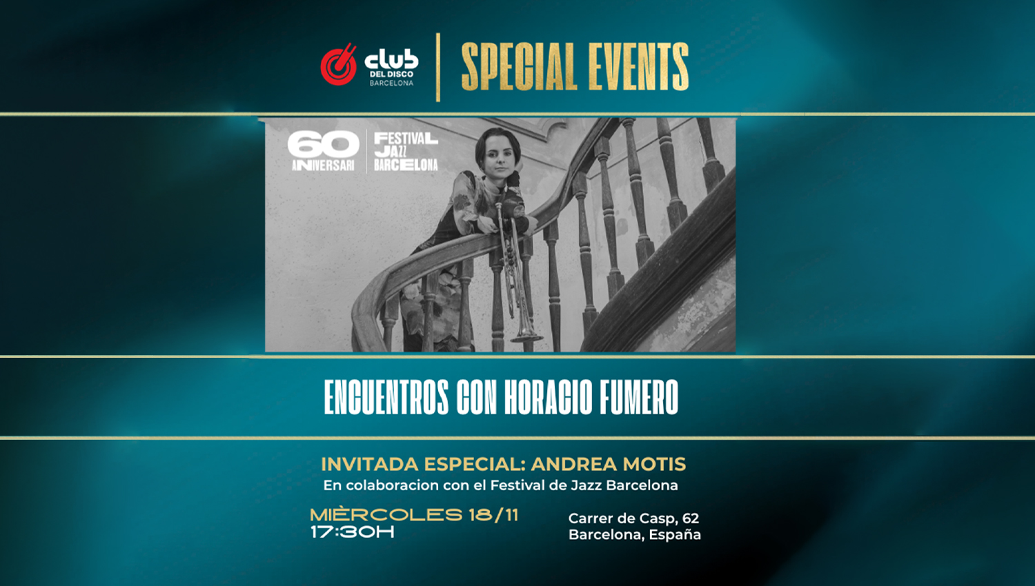 TROBADES AMB HORACIO FUMERO – ANDREA MOTIS