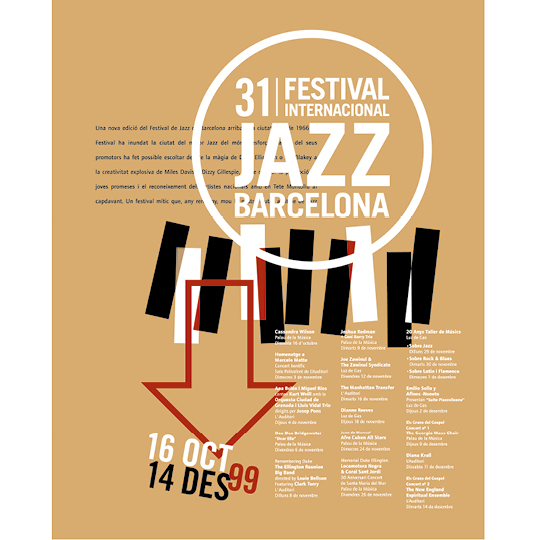 31 FESTIVAL INTERNACIONAL DE JAZZ DE BARCELONA - 1999