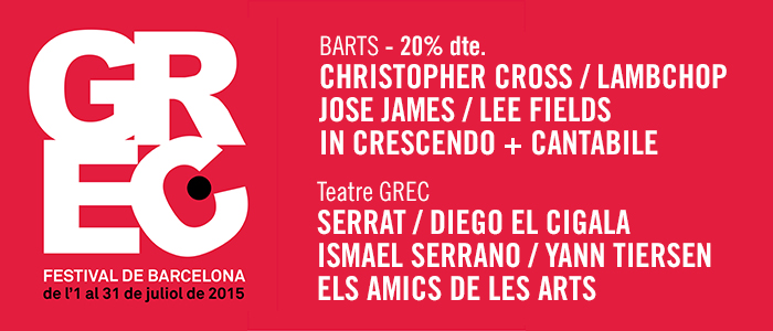 EL GREC FESTIVAL DE BARCELONA PRESENTA SU PROGRAMA MUSICAL