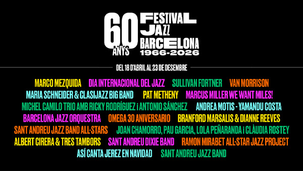 Van Morrison, Branford Marsalis, Dianne Reeves, Michel Camilo, Maria Schneider i Sullivan Fortner s’incorporen al 58 Festival de Jazz de Barcelona 
