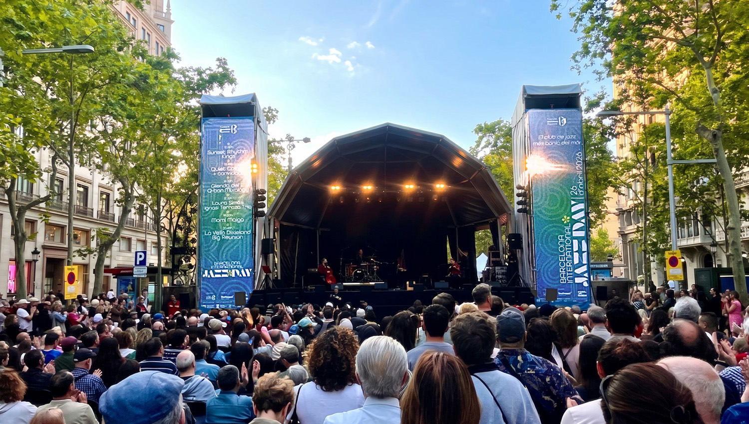 Passeig de Gràcia vuelve a convertirse en el club de jazz más bonito del mundo