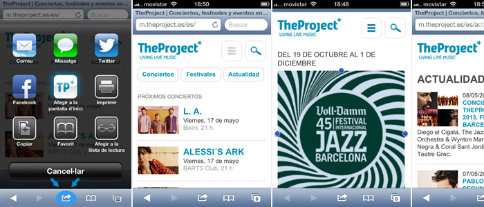 THEPROJECT, LIVING LIVE MUSIC! AHORA, EN DISPOSITIVOS MÓVILES